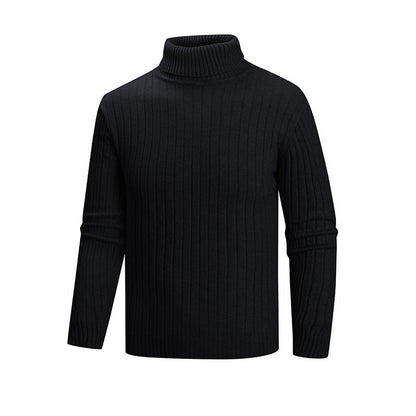 Herren Pullover Rollkragen Feinstrick Modern Style