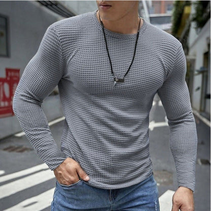 Herren Langarmshirt BerlinGlamour aus strukturiertem Stoff
