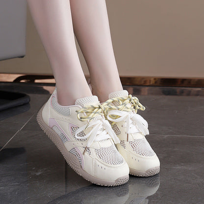 Damen Sneaker Atmungsaktiv Sportlich Schnürsystem Comfort