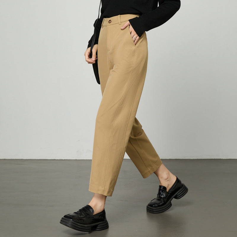 Damen Stoffhose Gerippt Culotte Bequem