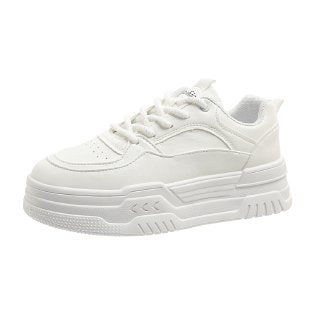 Damen Plattform Sneaker Hoch Modisch Komfort Sohle
