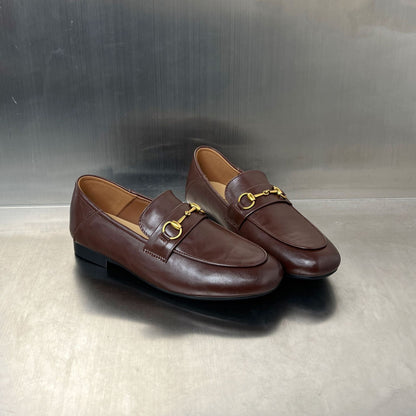 Damen Mokassins Bequem Elegant mit Schnalle