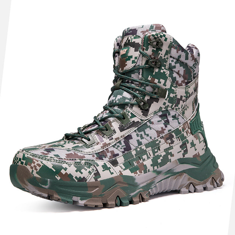 Herren Wanderstiefel Outdoor Knöchelschutz Rutschfest