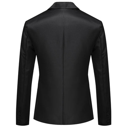 Herren Anzugjacke Modern Elegant Satiniert