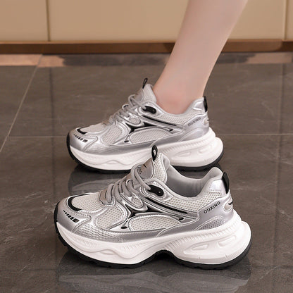 Damen Sneaker Sportlich Atmungsaktiv Mit Stabiler Sohle