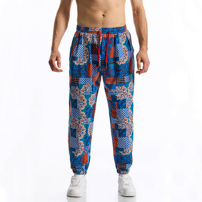 Herren Freizeithose Bunt Elastisch Komfort Hose