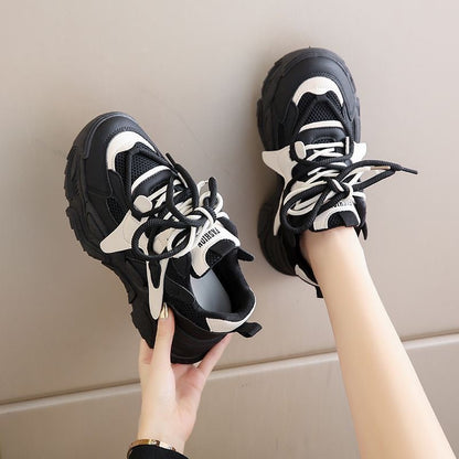 Damen Sneaker Sportlich Chunky Trendy Schuhe