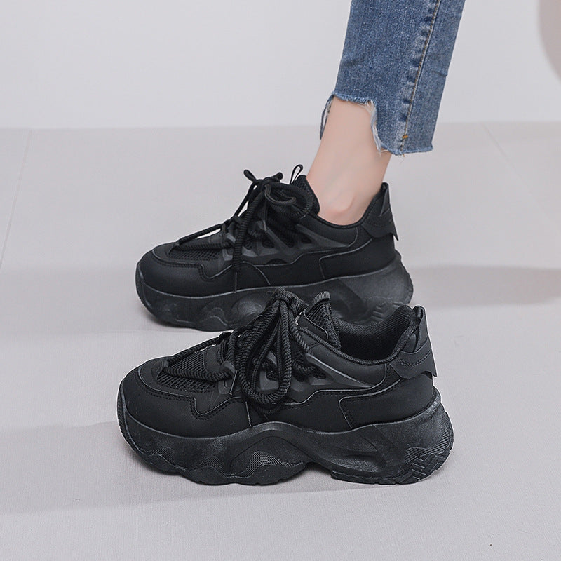 Damen Sportschuhe Chunky Sneaker Atmungsaktiv Rutschfest