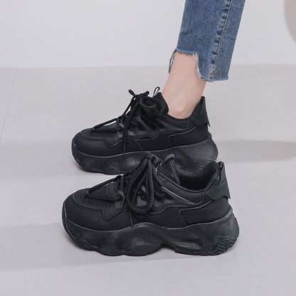 Damen Sportschuhe Chunky Sneaker Atmungsaktiv Rutschfest