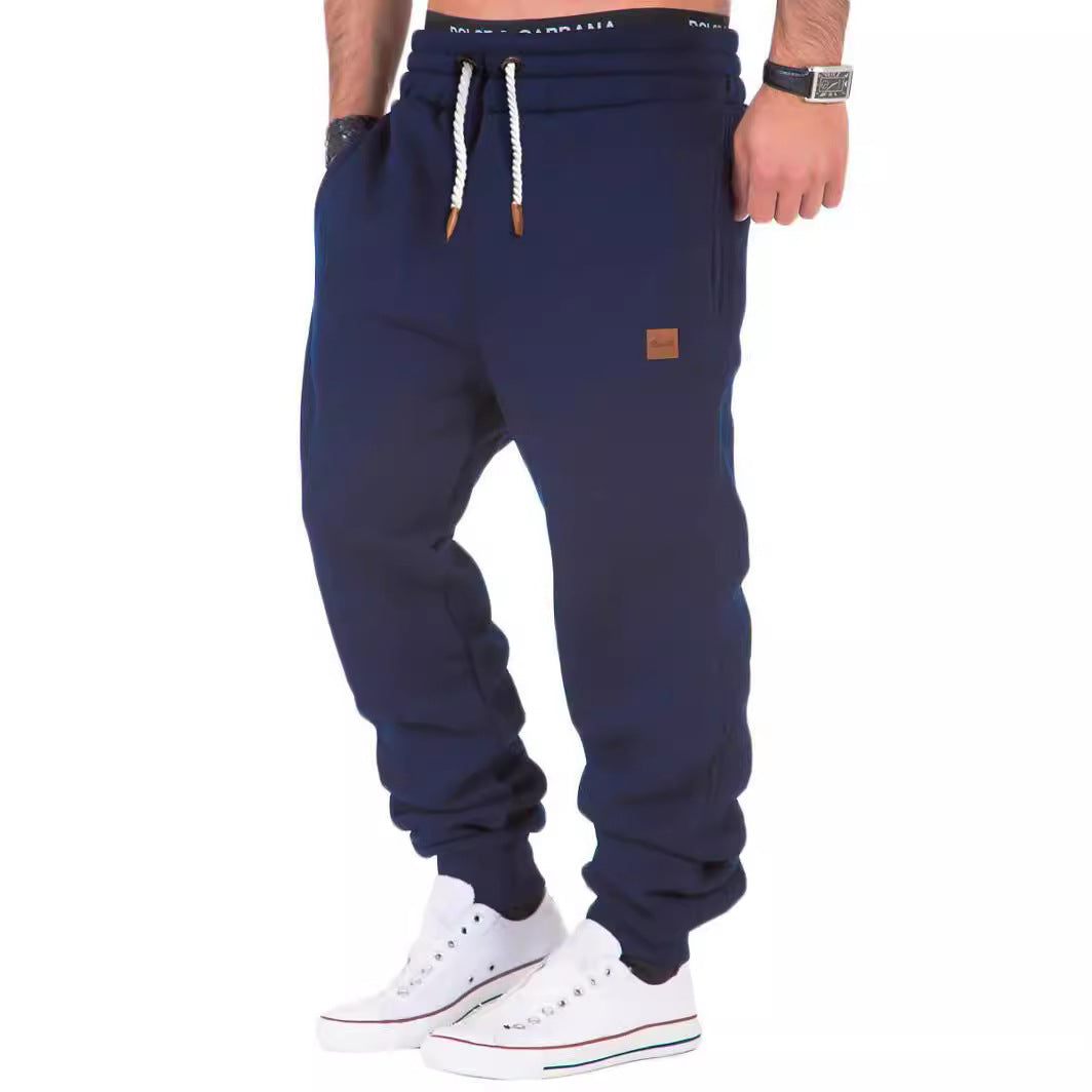 Bequeme Herren Sweathose Elastisch Mit Kordelzug