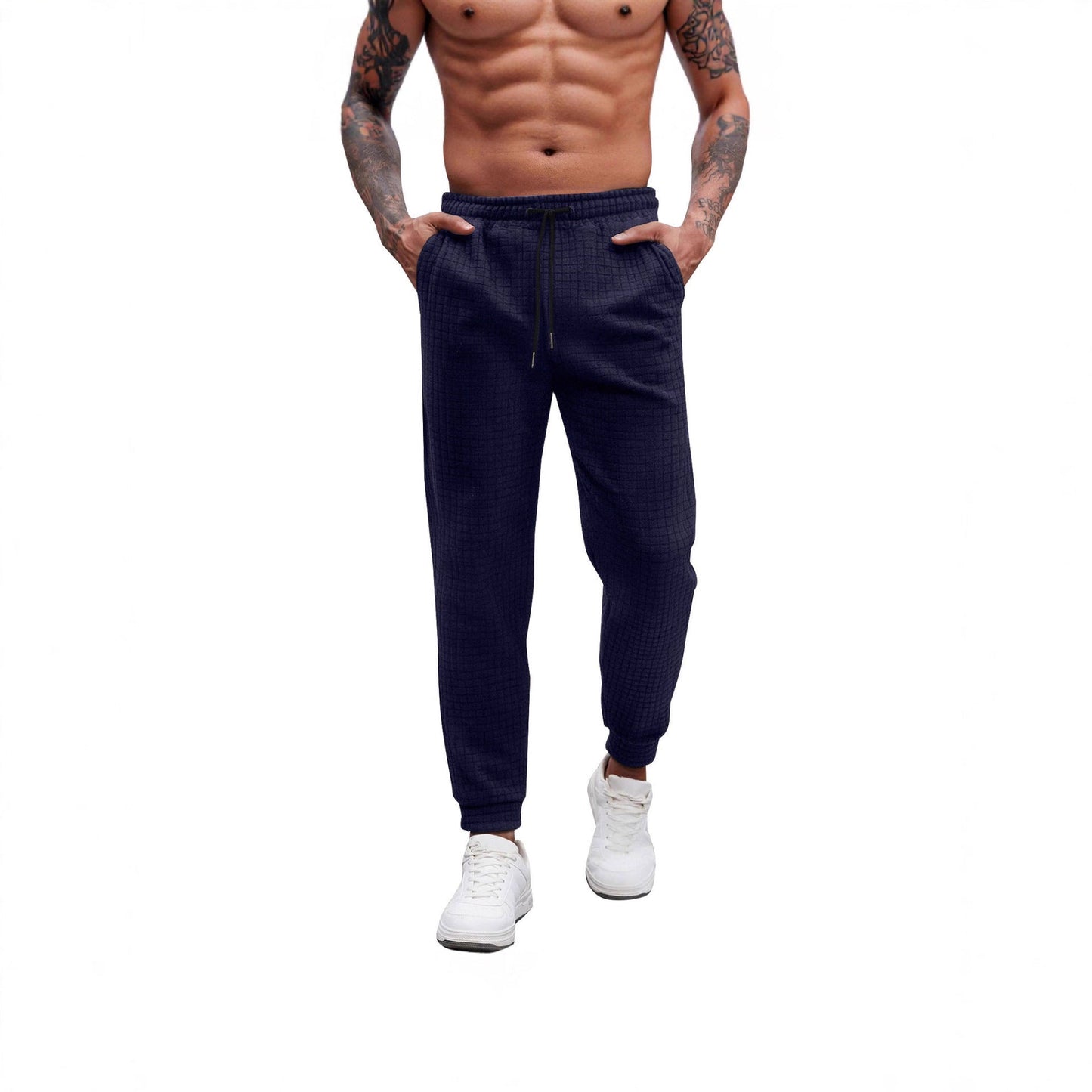 Herren Sweatpants Bequem Elastisch Mit Struktur