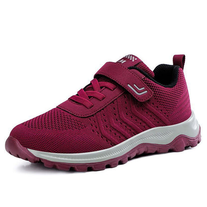 Damen Sport-Schuhe atmungsaktiv rutschfest mit Klettverschluss