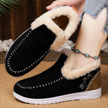 Damen Hausschuhe Flauschig Warm mit Weichem Innenfutter