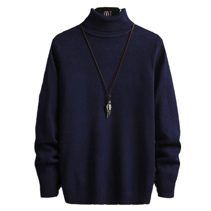 Herren Rollkragenpullover Bequem Warm Modern