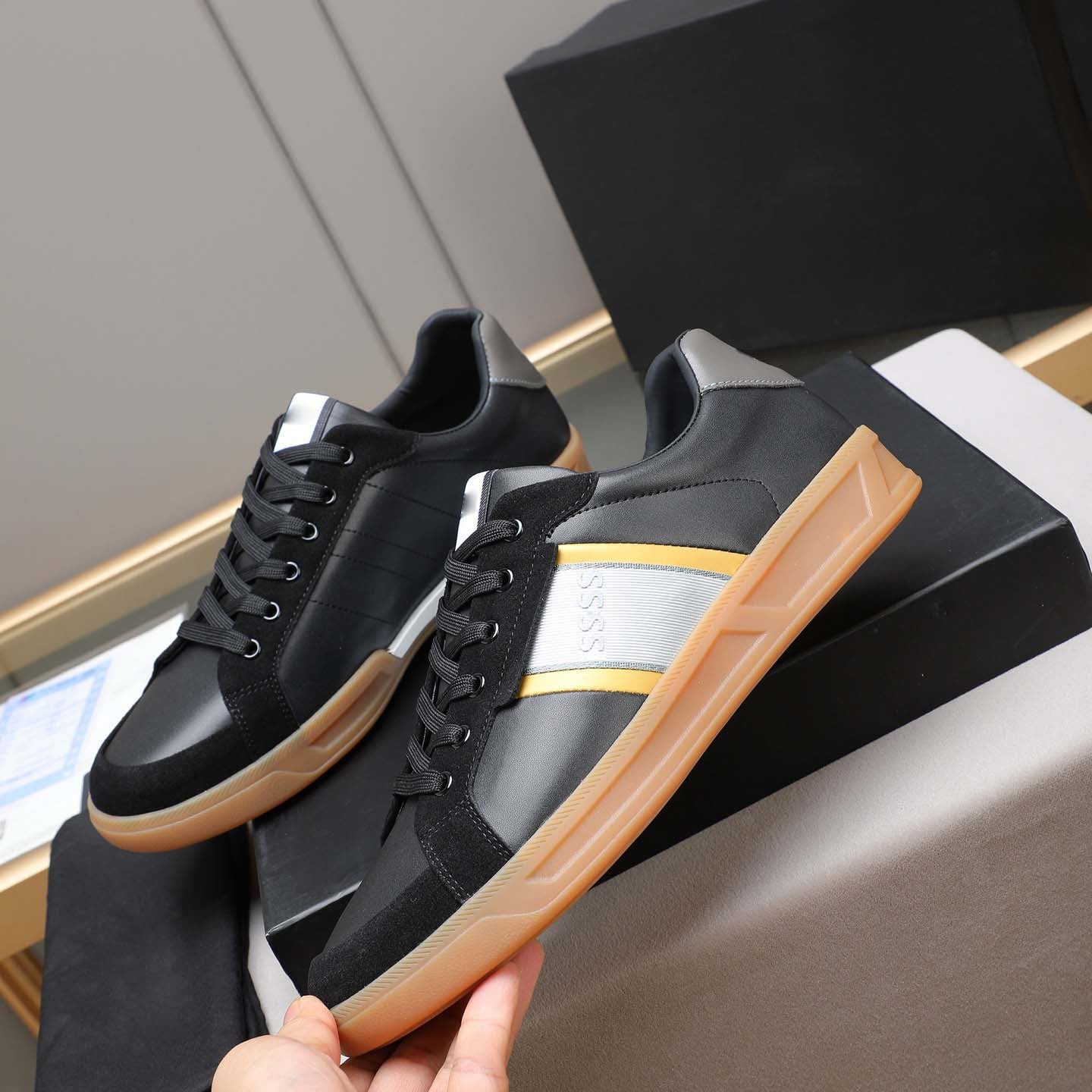 Damen Sportschuhe atmungsaktiv Laufschuhe mit Gummisohle