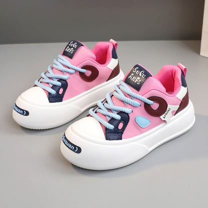 Damen Sneaker Modisch Farbkontrastig Gepolstert