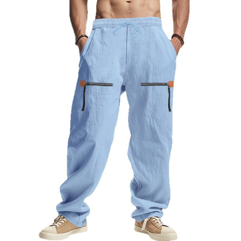 Herrenhose Urban Stil Elastisch Mit Taschen