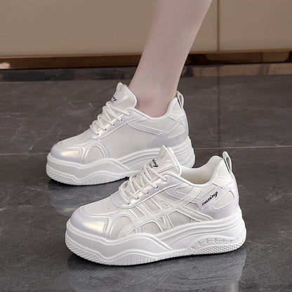 Damen Sneaker Chunky Sportlich Komfort Sohle