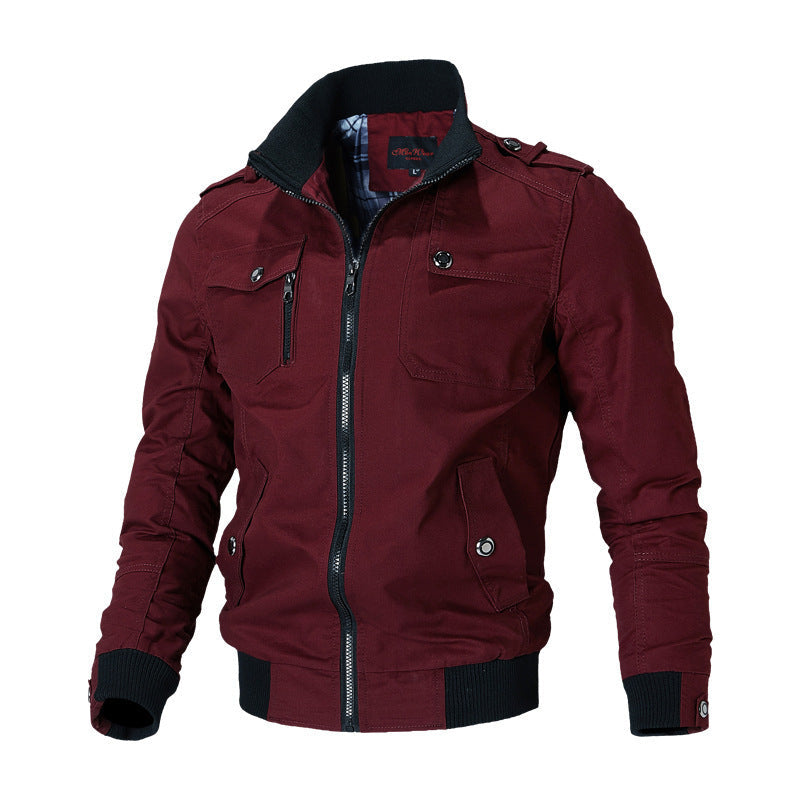 Herren Jacke Classic Utility Steppjacke Mit Taschen