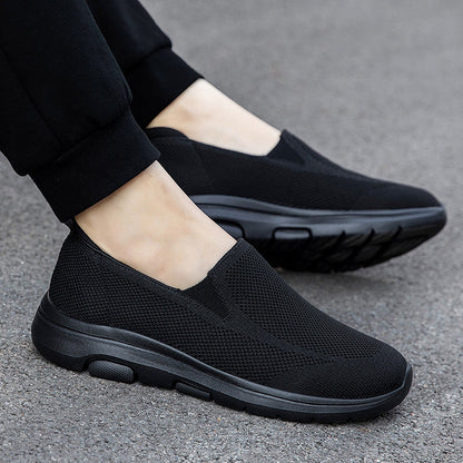 Damen Fitnessschuhe atmungsaktiv Mesh Slip-On Sneaker