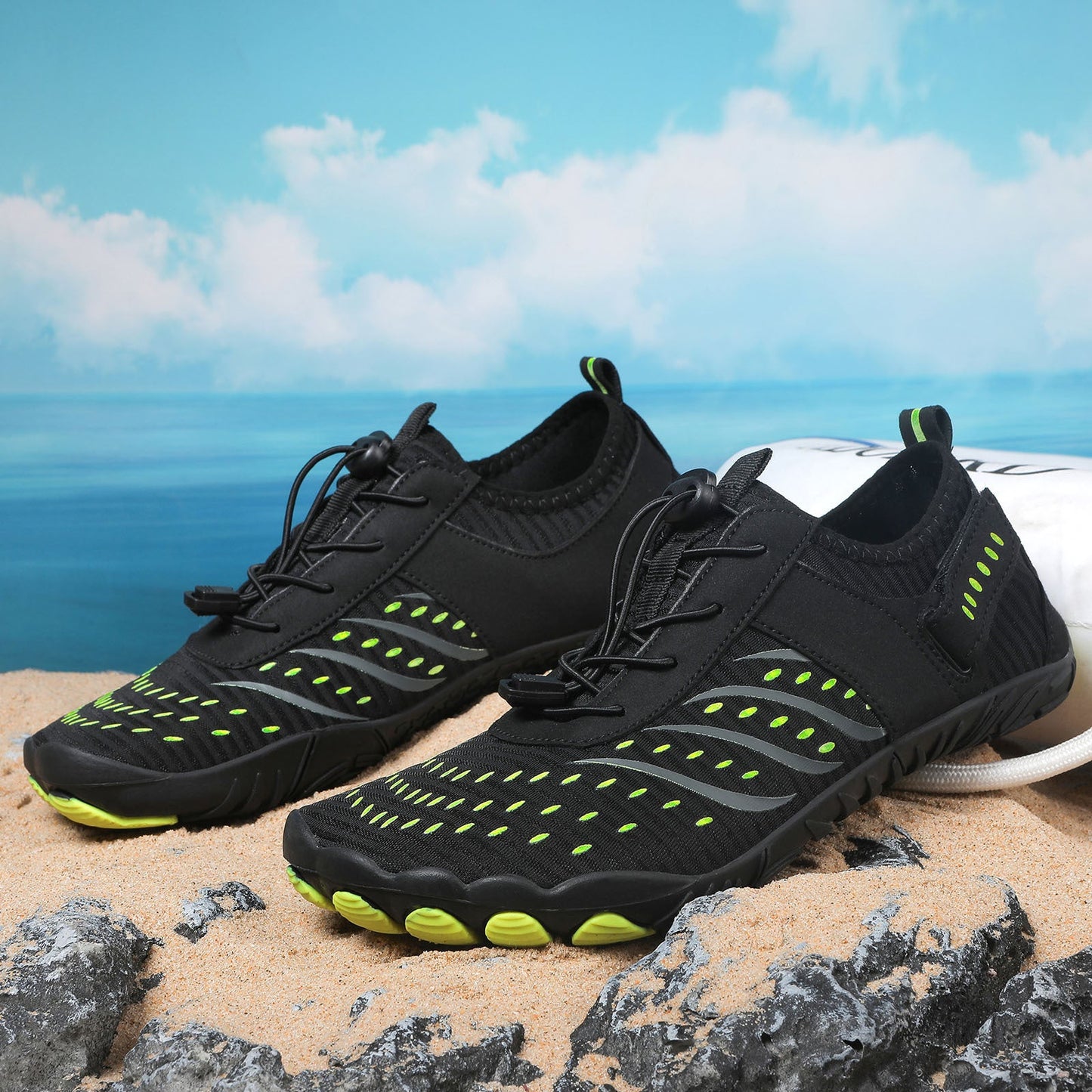 Wassersport Schuhe Damen Elastisch Schnell Schnürsystem Sportlich