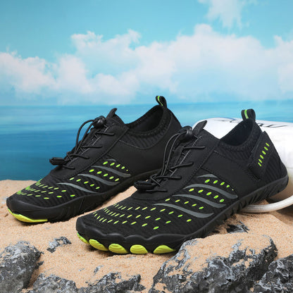 Wassersport Schuhe Damen Elastisch Schnell Schnürsystem Sportlich