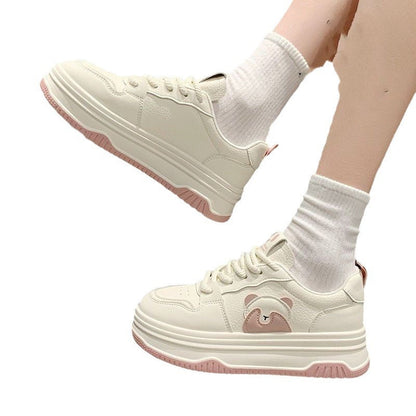 Damen Sneaker Pandabild Schuhe Modisch