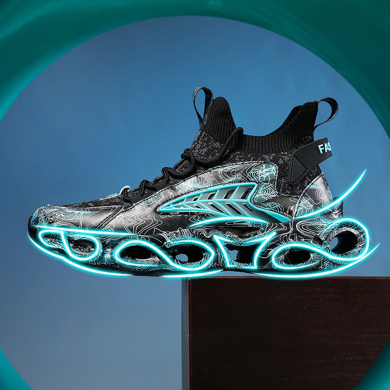 Damen Laufschuhe Sportlich Elastisch Mit Dämpfung