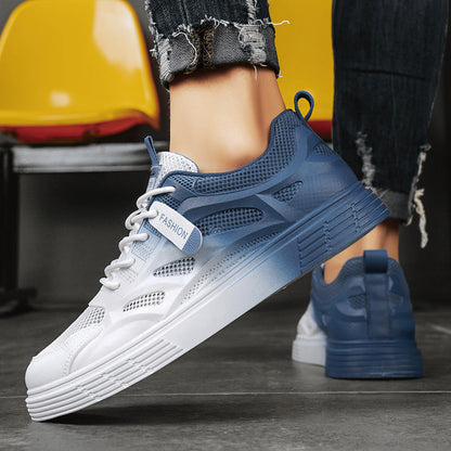 Damen Sneaker Sportlich Netz Leicht Laufschuhe