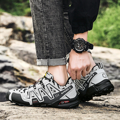 Damen Trail-Sneaker Atmungsaktiv Rutschfest Outdoor-Schuh