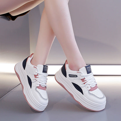 Damen Sneaker Sportlich Chunky Bequem Luftdurchlässig