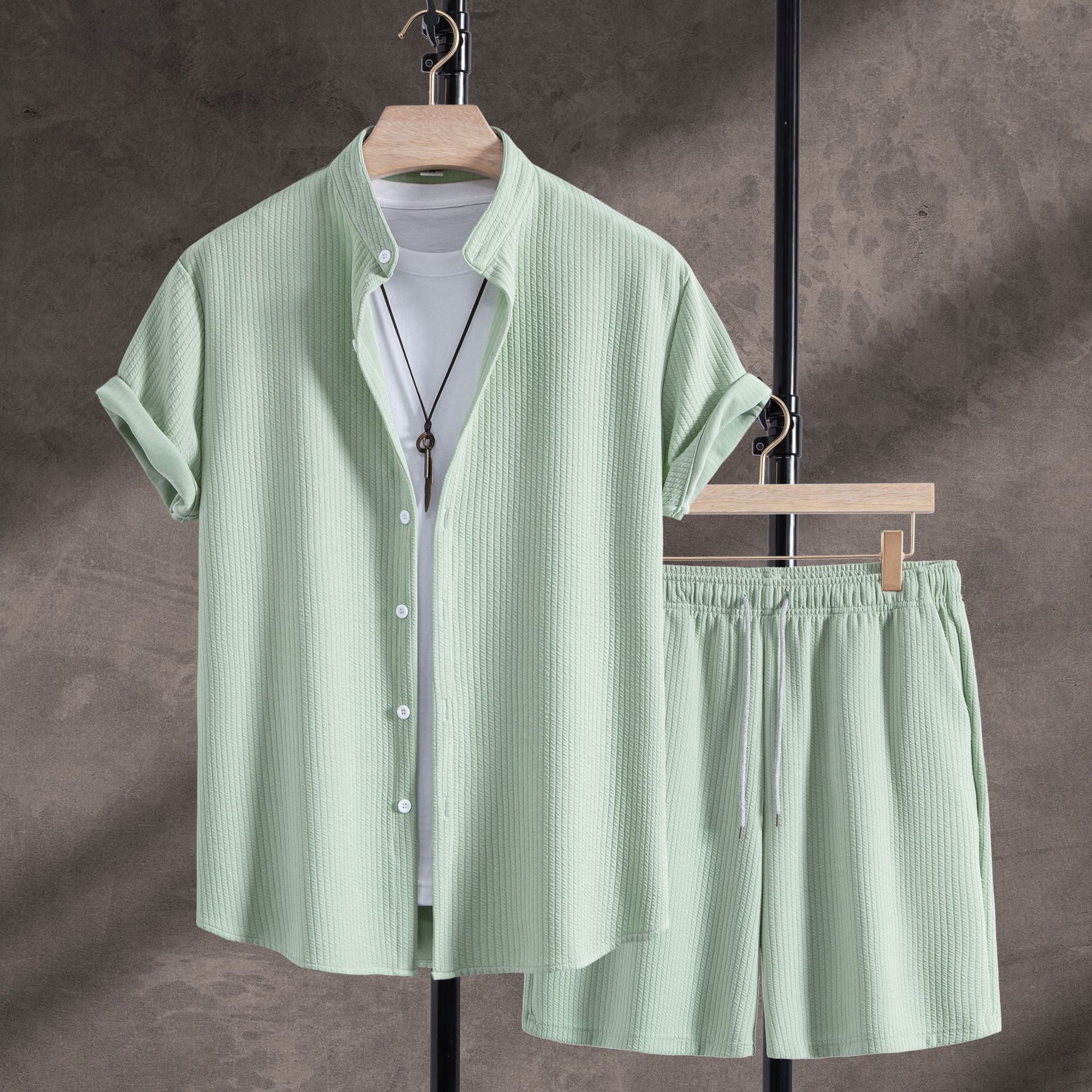 Herren Freizeit-Set mit bequemen Shorts Modern - BerlinGlamour