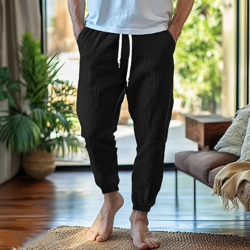 Herren Freizeithose Bequem atmungsaktiv Elastischer Bund