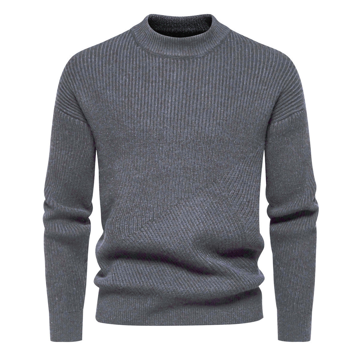 Herren Pullover Feinstrick Modern Rippenmuster Hochwertig