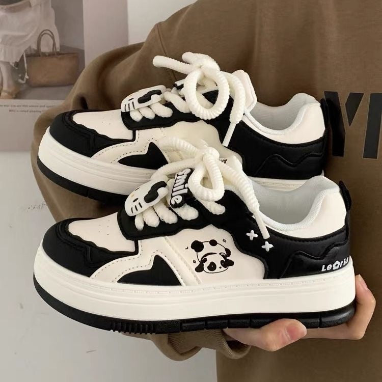 Damen Sneaker Sportlich Panda Design Rutschfest - BerlinGlamour