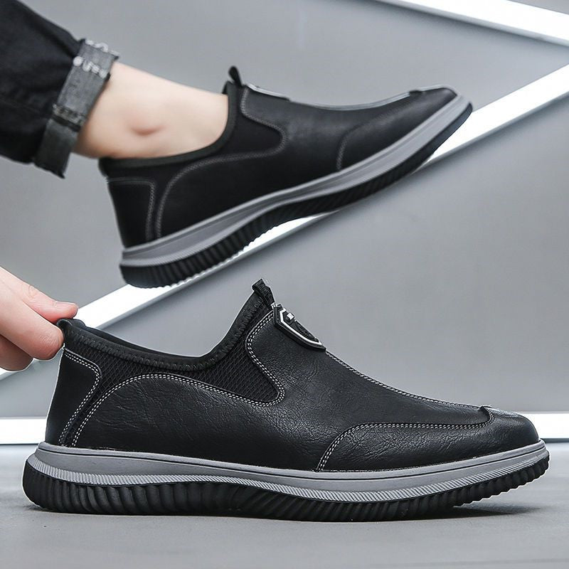Herren Slip-On Schuhe Bequem atmungsaktiv Mesh Freizeit