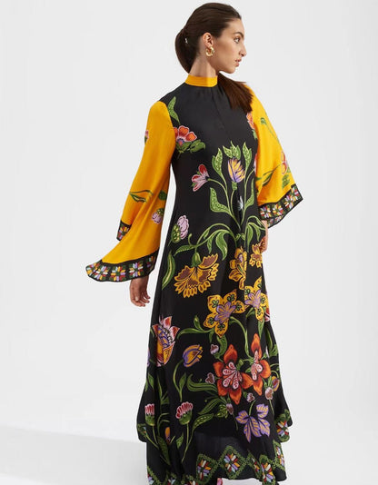 Viertelarmkleid mit Druck Damen Geschenk Berlin