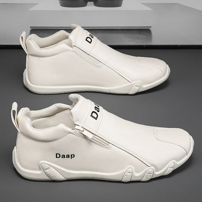 Damen Sneaker Modisch mit Reißverschluss Praktisch