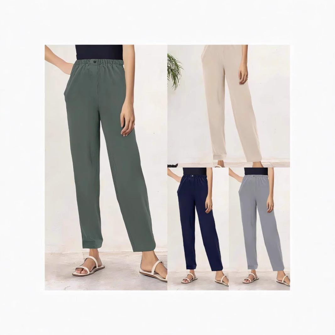 Leichte Damen Sommerhose Bequem Elegant - BerlinGlamour