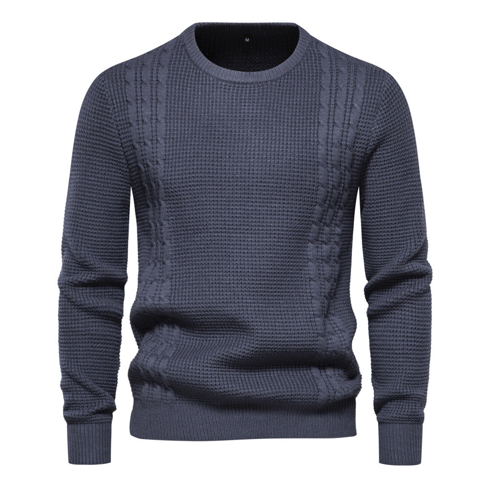 Herren Strickpullover Modern Struktur Design Elegant - BerlinGlamour
