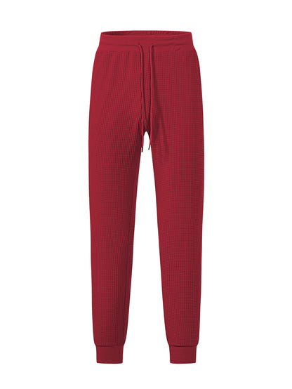 Sportliche Herren Jogginghose Mit Waffelstruktur Bequem