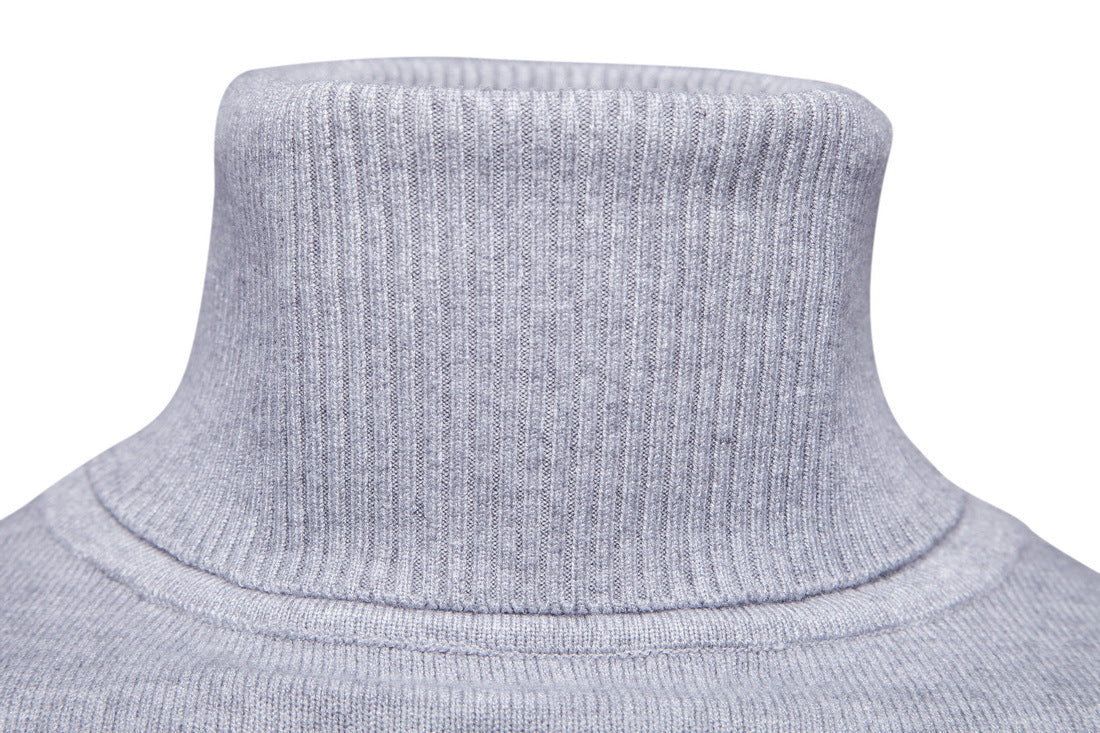 Herren Rollkragenpullover Weich Soft Strick Pullover