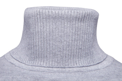 Herren Rollkragenpullover Weich Soft Strick Pullover