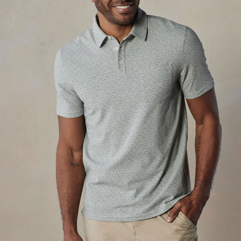 Herren Polohemd Modern Strukturiert SlimFit