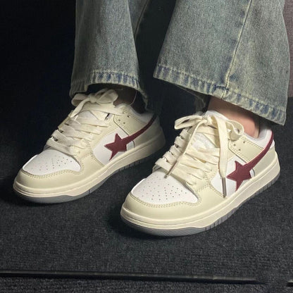 Damen Sneaker Retro Style Hochwertig
