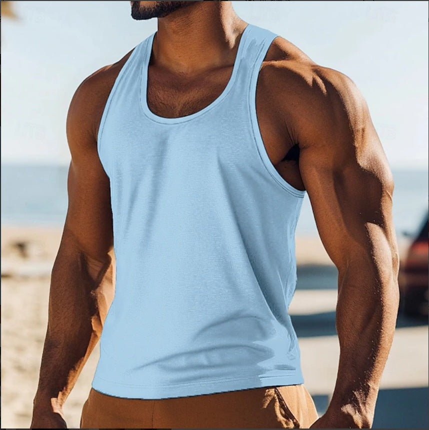 Herren Sport Tanktop Leicht Modern Atmungsaktiv