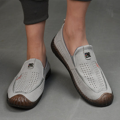 Damen Freizeitschuhe Atmungsaktiv Slip-On mit rutschfester Sohle