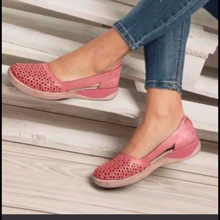 Damen Clogs atmungsaktiv Lochmuster Bequem Heidi