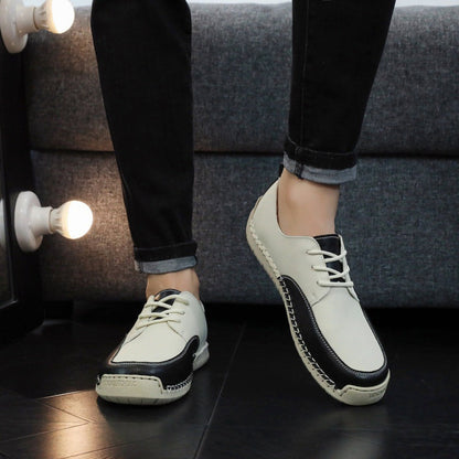 Damen Schnürschuhe Leder Komfortabel Heidi Stil