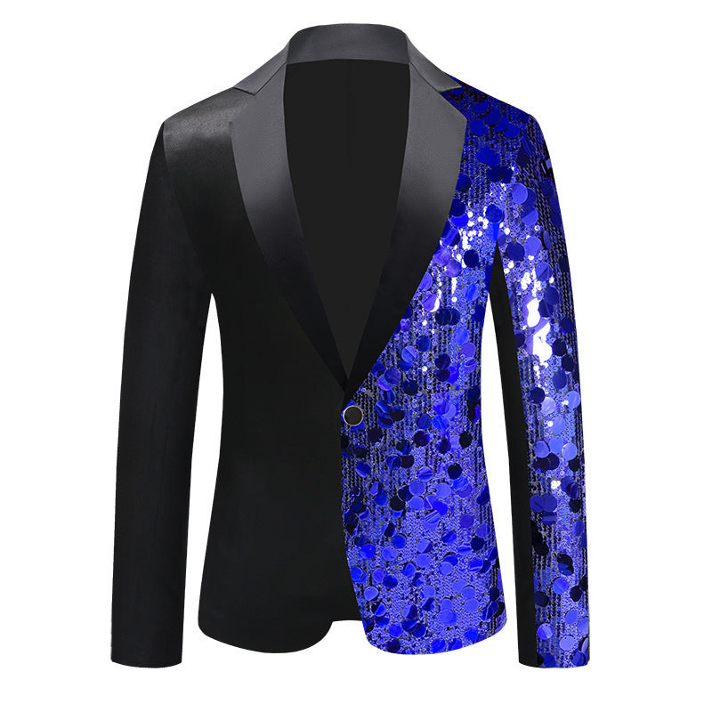 Eleganter Herren Blazer mit Pailletten Modern